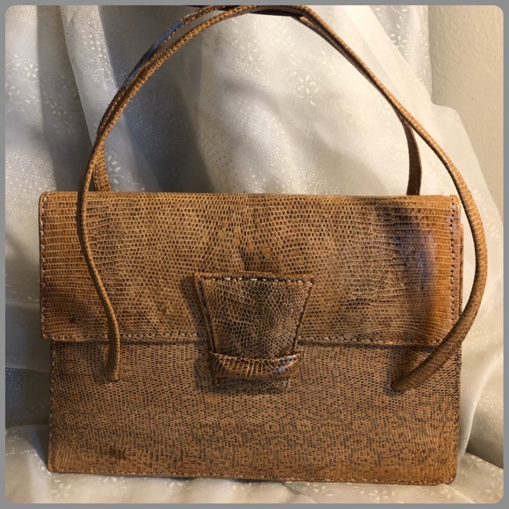 1950s Snakeskin Handbag